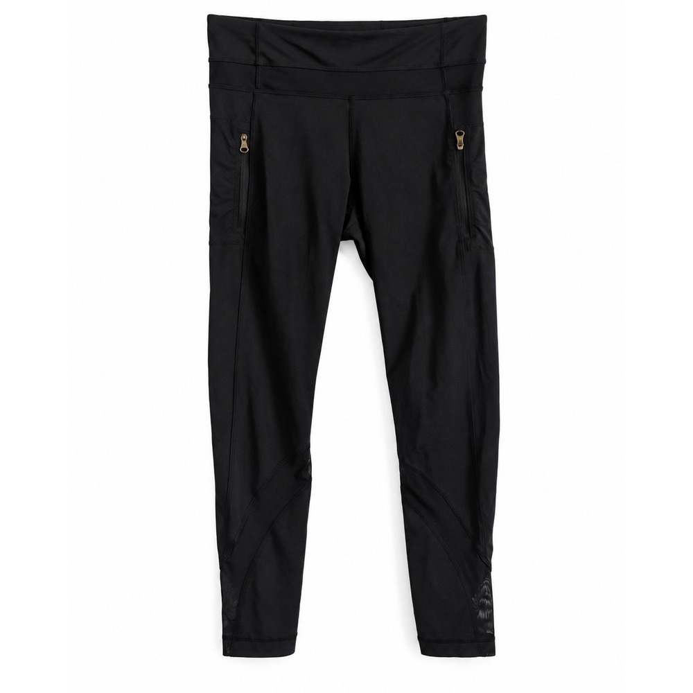 Lululemon Inspire II Cropped Black Leggings Size 6
